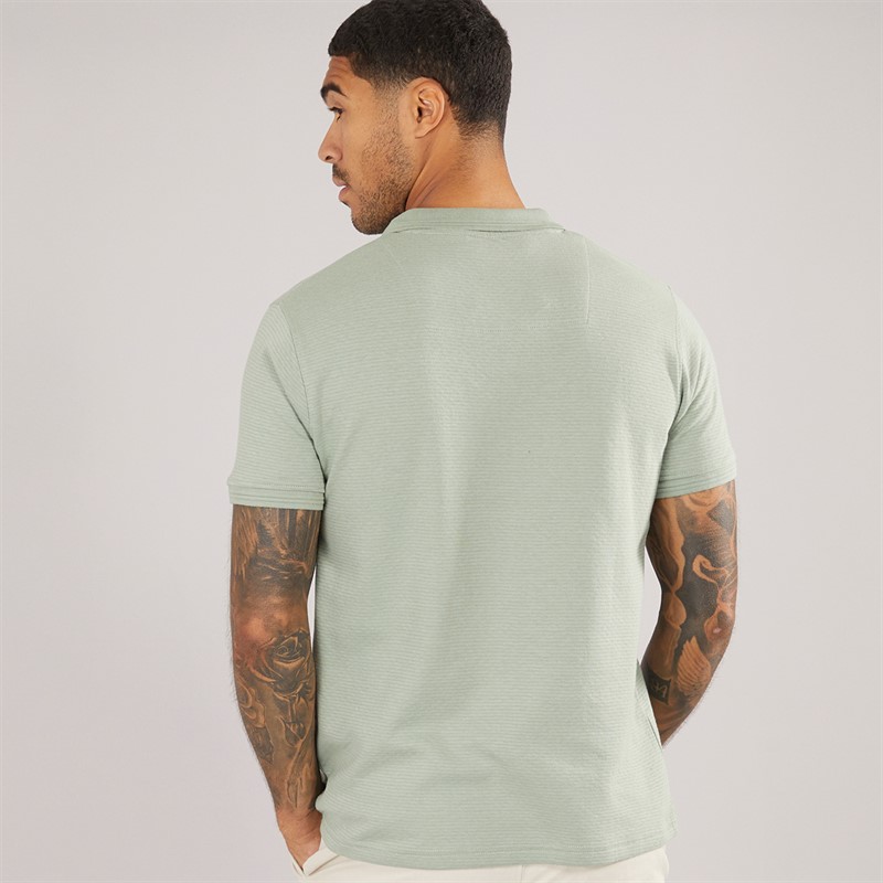 Mens Beding Trophy Neck Polo Sage 2 Mens Beding Trophy Neck Polo Sage