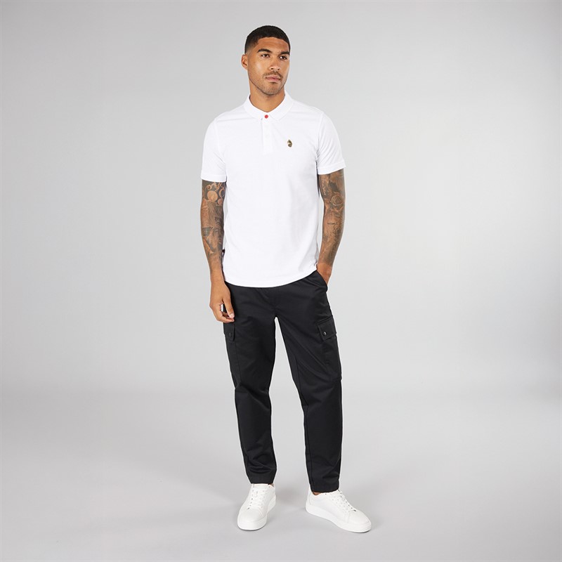 Mens Williams Polo White B 3 Mens Williams Polo White B