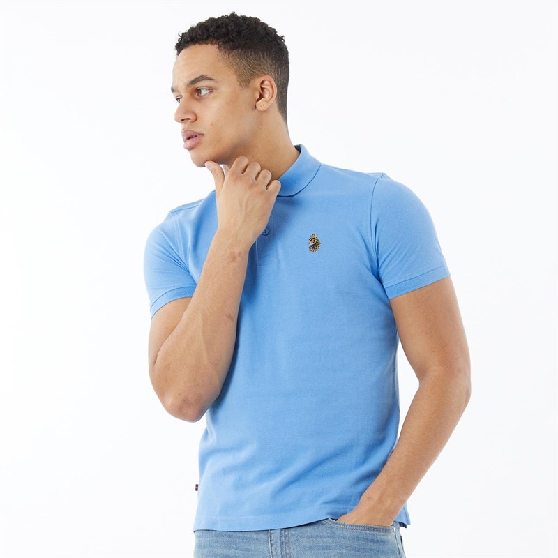 Luke 1977 Mens Williams Polo Atlantic Blue