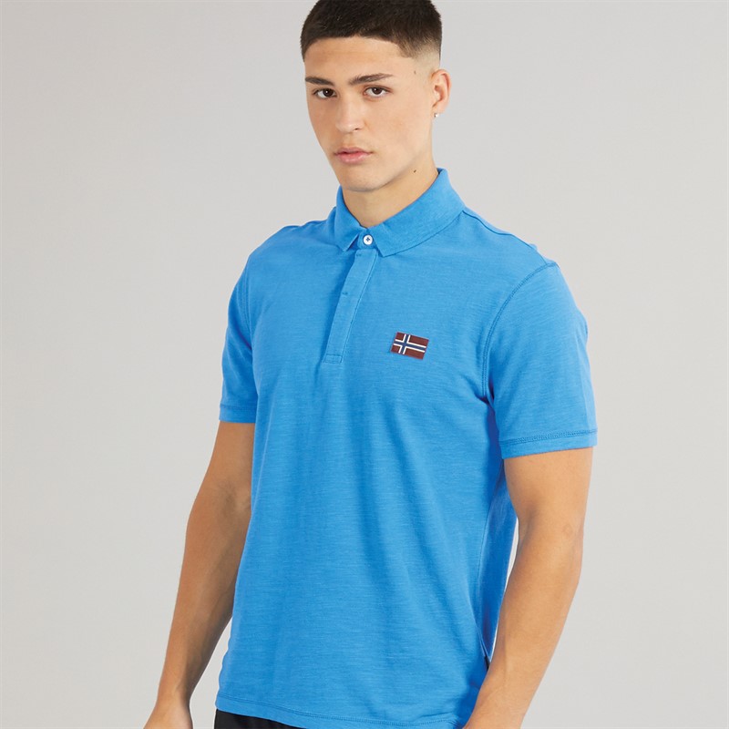 Mens Ebea 2 Polo Shirt French Blue