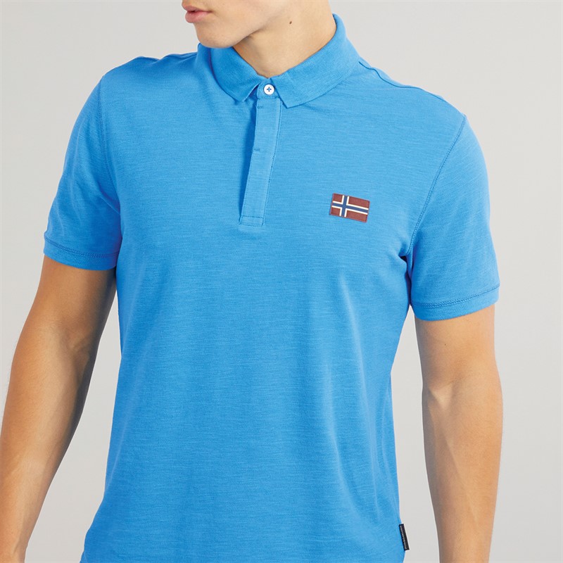Mens Ebea 2 Polo Shirt French Blue 3 Mens Ebea 2 Polo Shirt French Blue