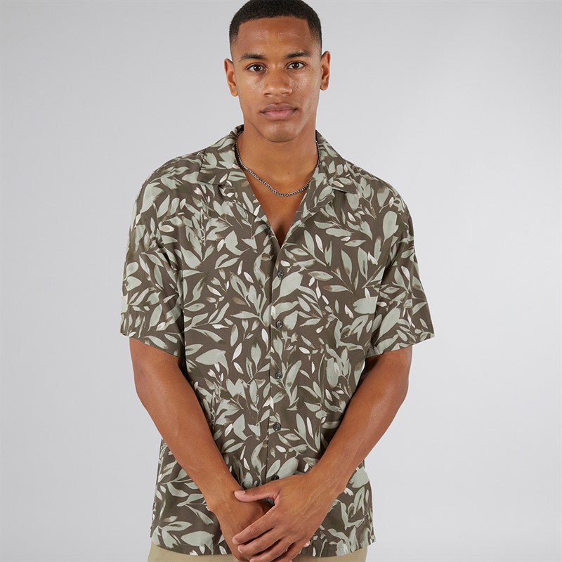 Mens Bern Resort Short Sleeve Shirt Beetle