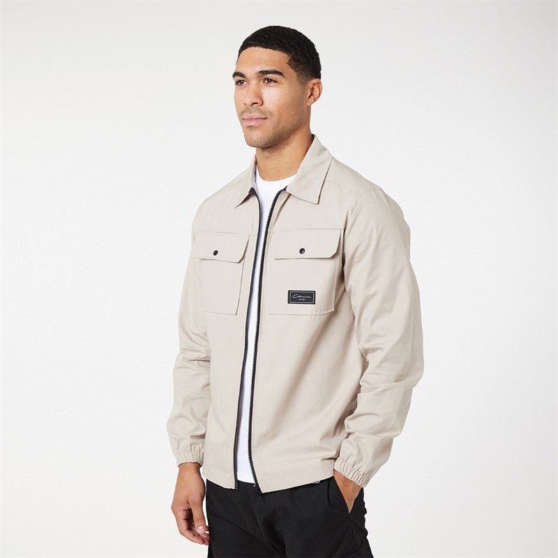 Mens Utility Over-Shirt Greige