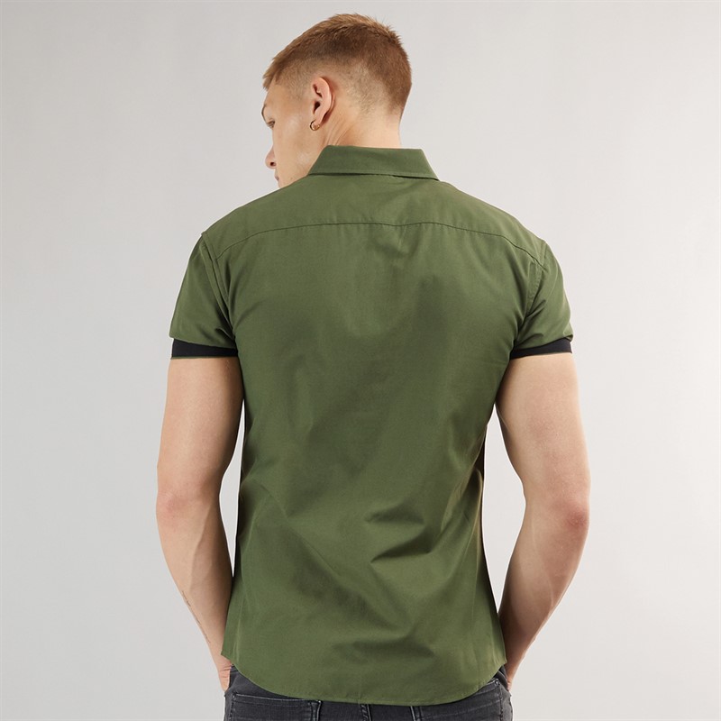 Mens Machar Short Sleeve Shirt Khaki 2 Mens Machar Short Sleeve Shirt Khaki