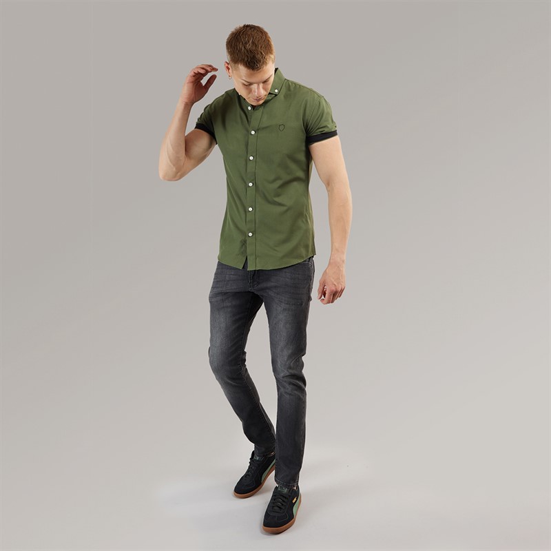 Mens Machar Short Sleeve Shirt Khaki 3 Mens Machar Short Sleeve Shirt Khaki