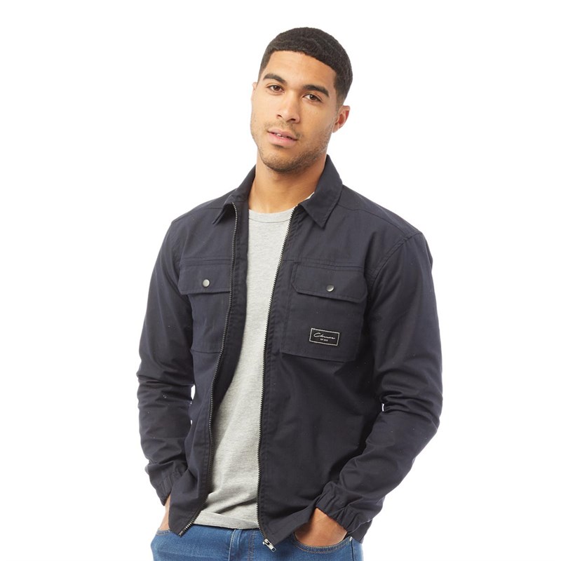 Mens Utility Overshirt Navy 1 Mens Utility Overshirt Navy