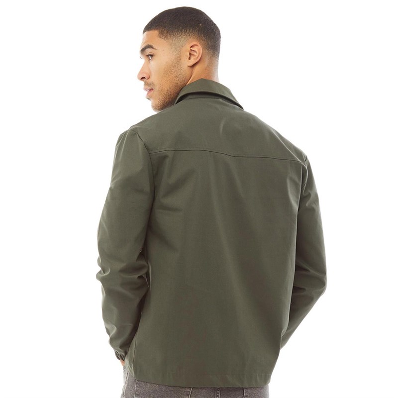 Mens Utility Overshirt Khaki 2 Mens Utility Overshirt Khaki