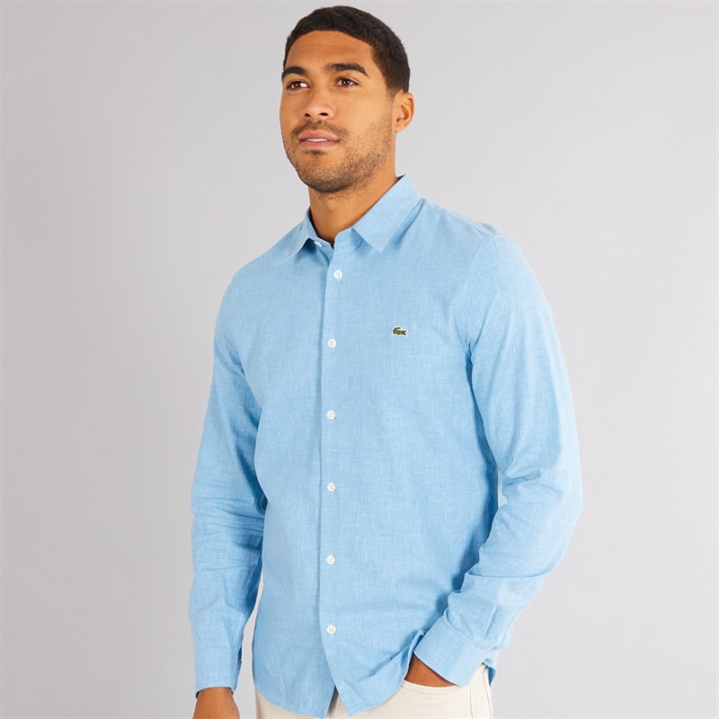 Mens Long Sleeve Casual Shirt Overview/Flour