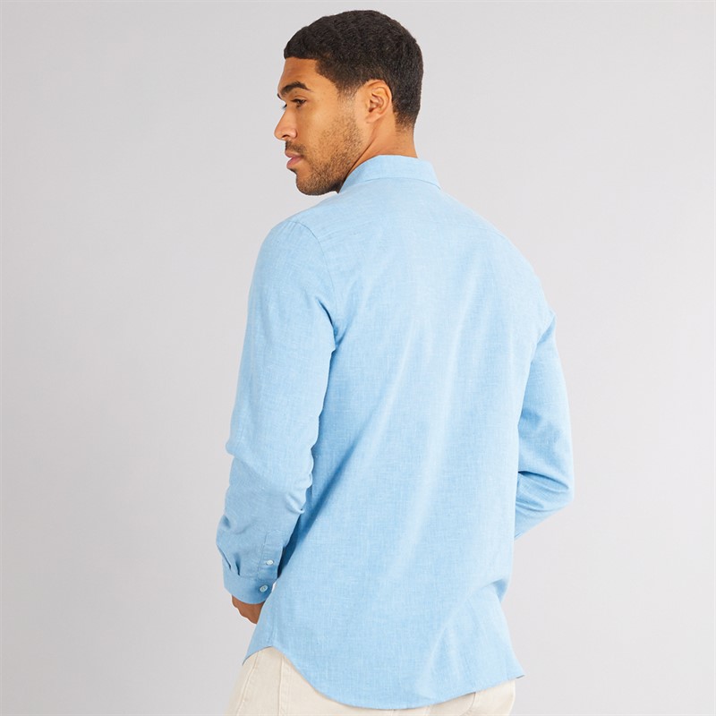 Mens Long Sleeve Casual Shirt Overview/Flour 2 Mens Long Sleeve Casual Shirt Overview/Flour