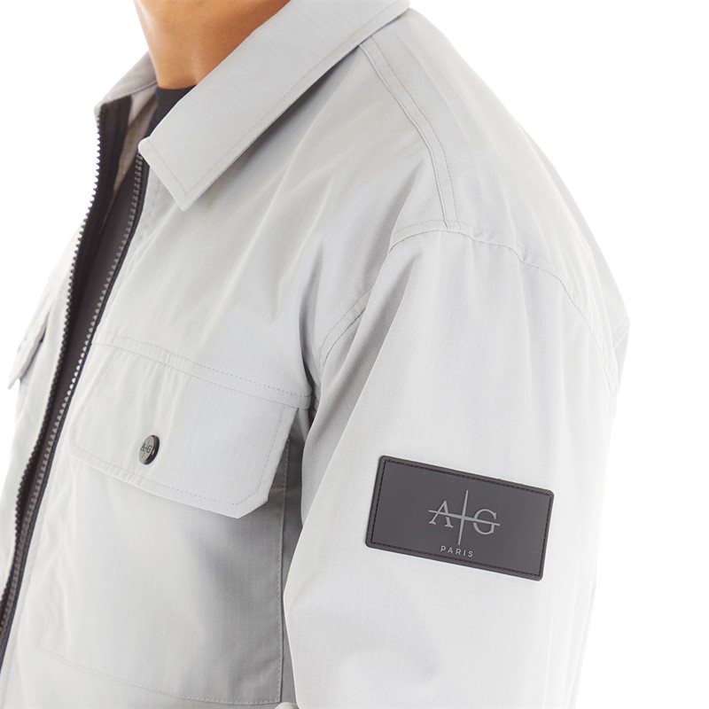 Mens Stelth Overshirt Ice Grey 3 Mens Stelth Overshirt Ice Grey