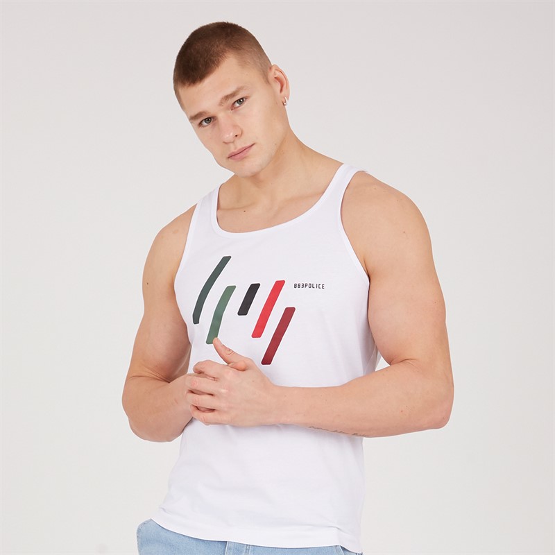 Mens Pytchley Vest White