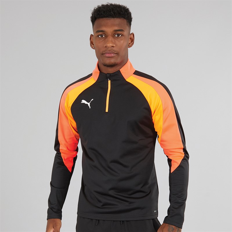 Mens IndividualLIGA 1/4 Zip Top Black 1 Mens IndividualLIGA 1/4 Zip Top Black