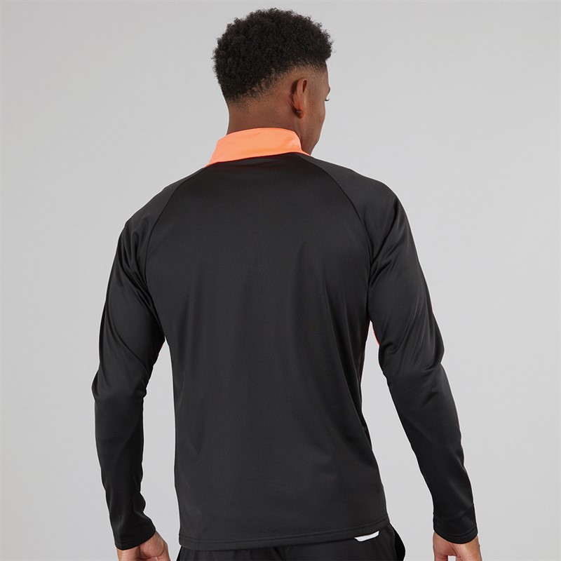 Mens IndividualLIGA 1/4 Zip Top Black 2 Mens IndividualLIGA 1/4 Zip Top Black