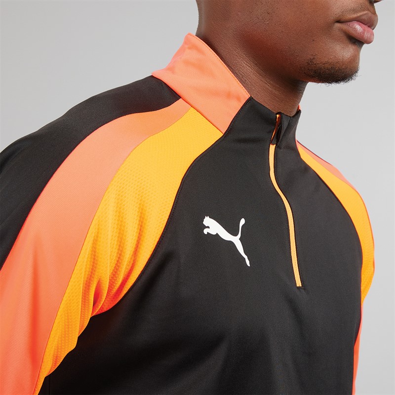 Mens IndividualLIGA 1/4 Zip Top Black 3 Mens IndividualLIGA 1/4 Zip Top Black