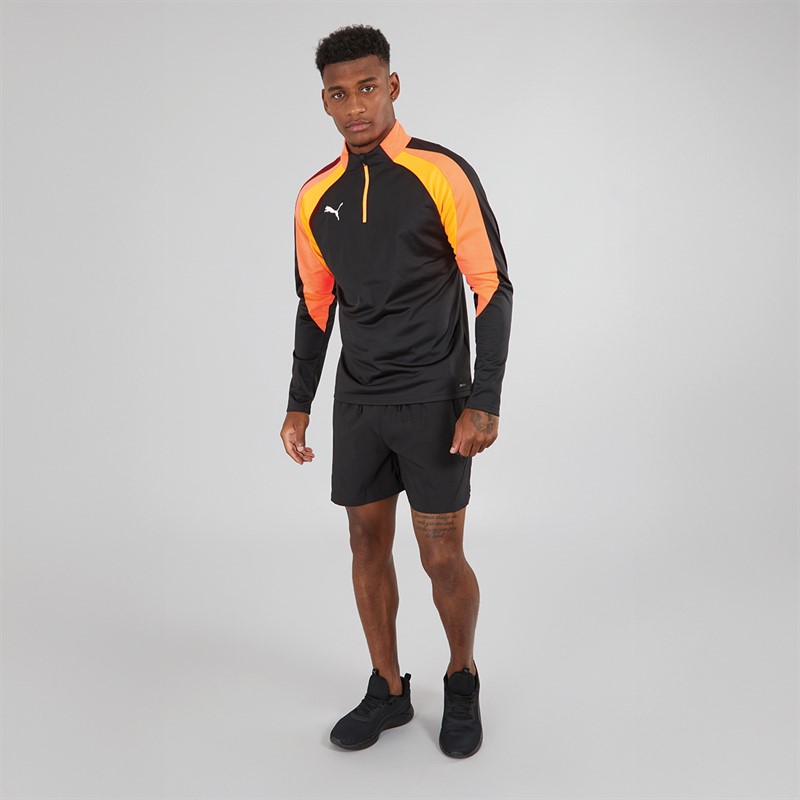 Mens IndividualLIGA 1/4 Zip Top Black 4 Mens IndividualLIGA 1/4 Zip Top Black
