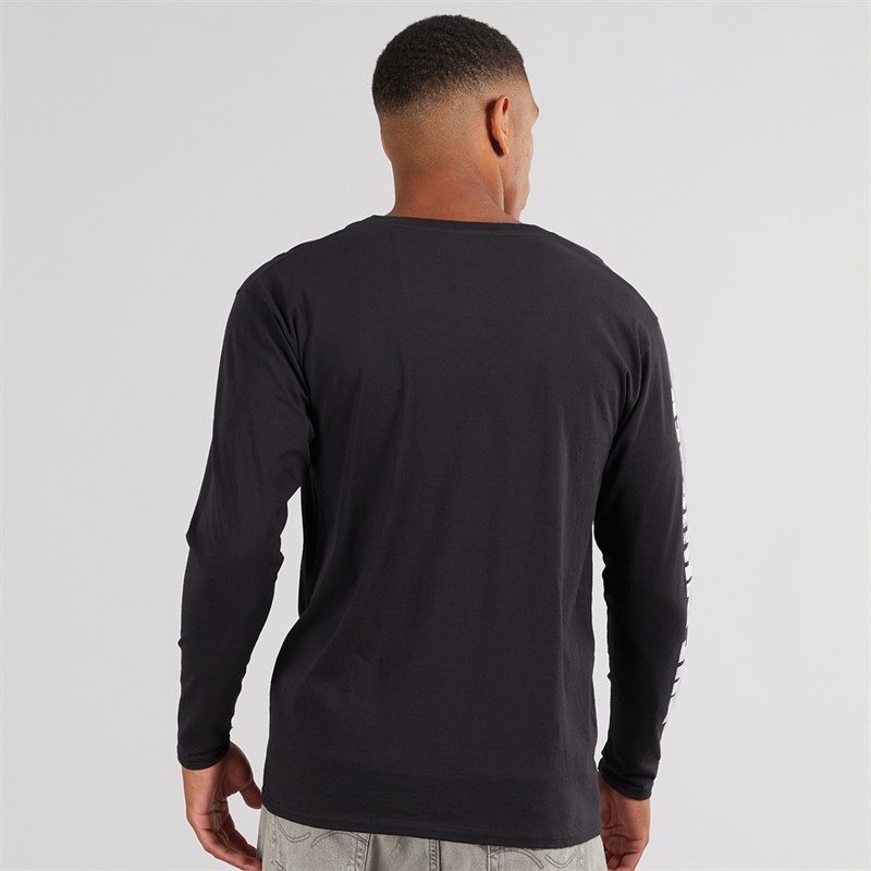 Mens The Punisher Skull Long Sleeve T-Shirt Black 2 Mens The Punisher Skull Long Sleeve T-Shirt Black