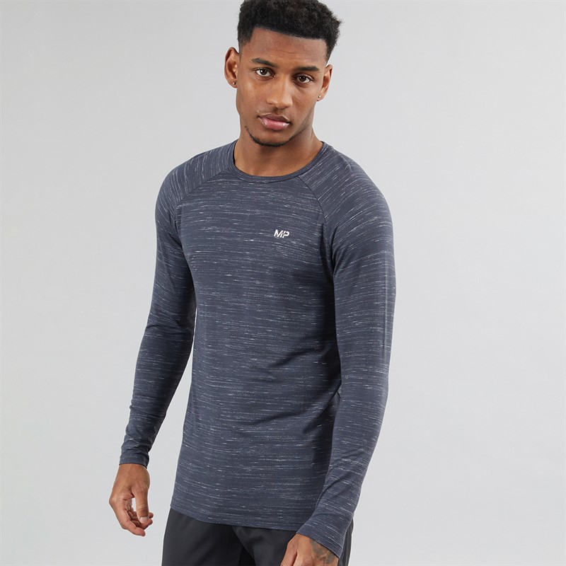 Mens Performance Long Sleeve Top Black