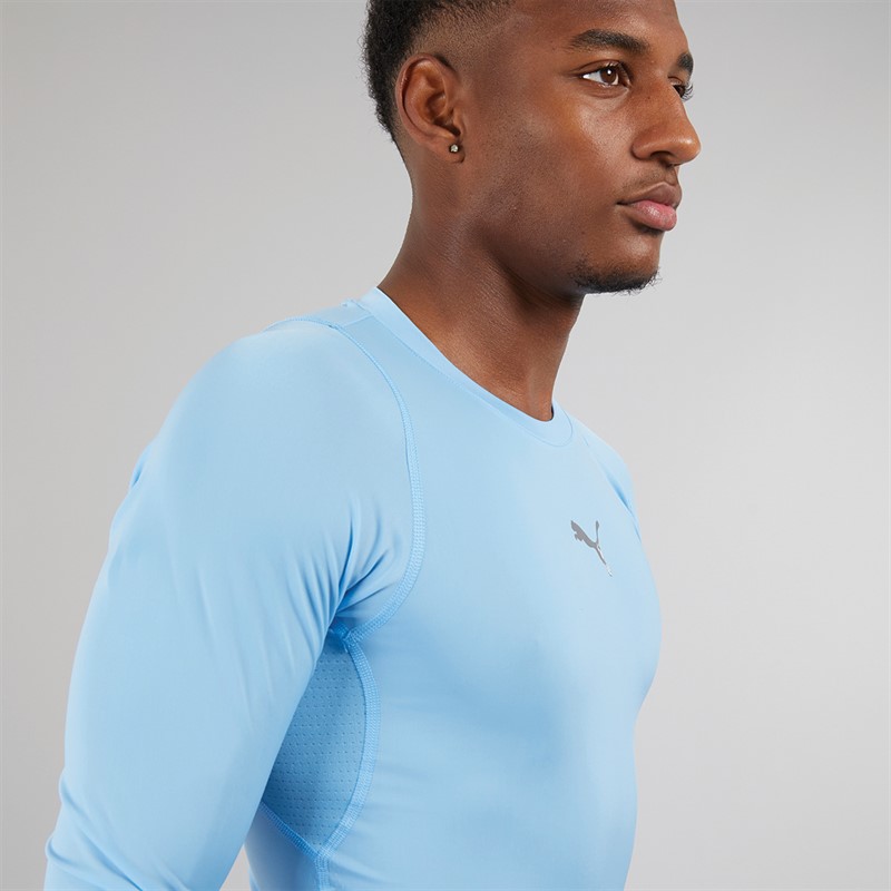 Mens TS Exo-Adapt Long Sleeve Training Top Light Blue 3 Mens TS Exo-Adapt Long Sleeve Training Top Light Blue
