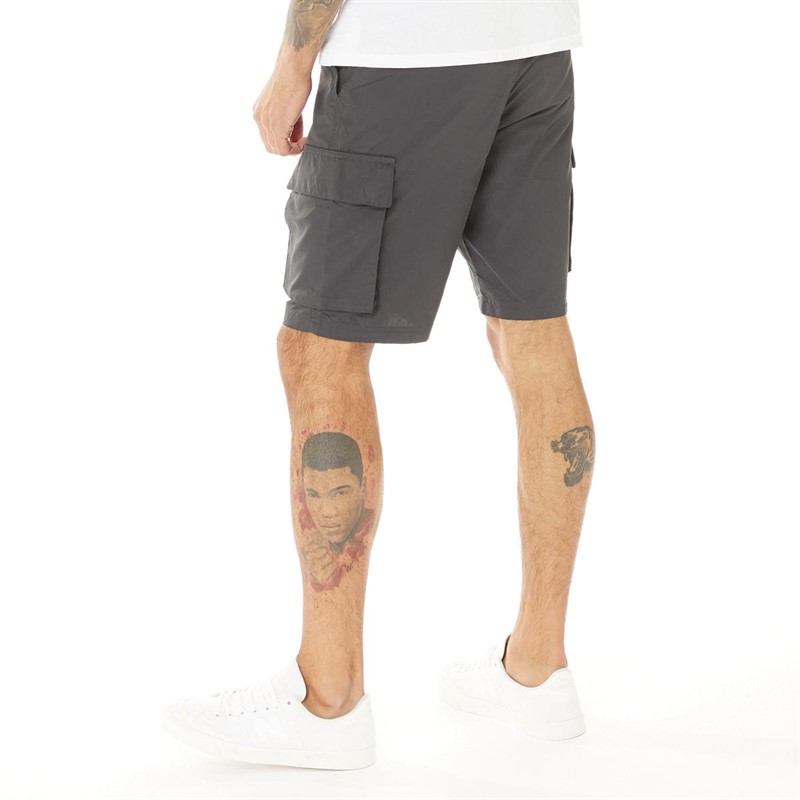 Mens Cargo Tech Shorts Charcoal 2 Mens Cargo Tech Shorts Charcoal