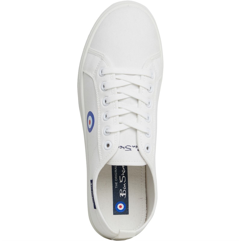 Mens Southside Central Canvas Pumps White 4 Mens Southside Central Canvas Pumps White