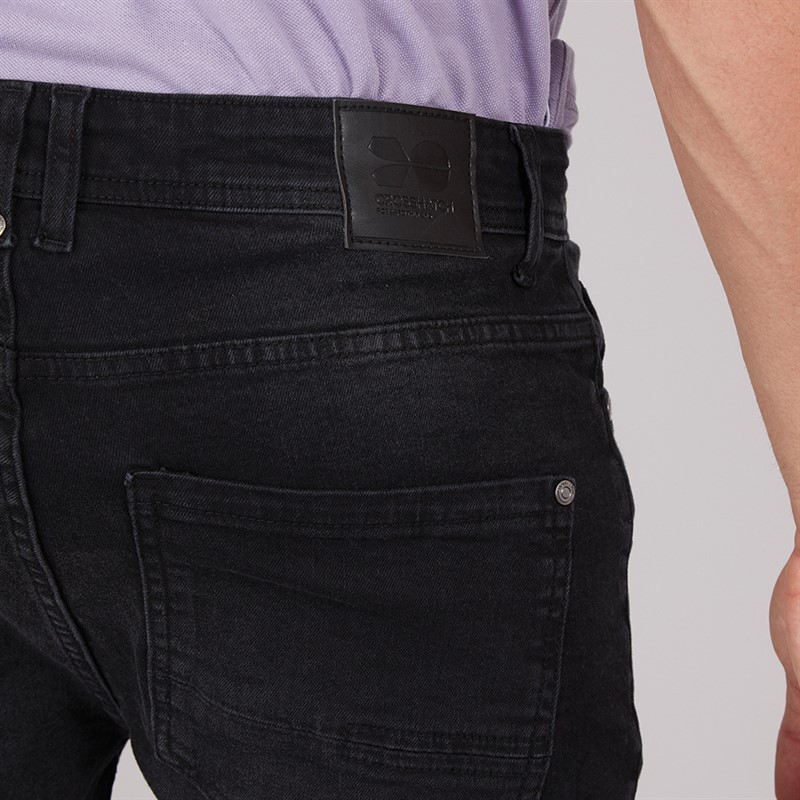 Mens Tadcaster Mens Denim Shorts Black 3 Mens Tadcaster Mens Denim Shorts Black