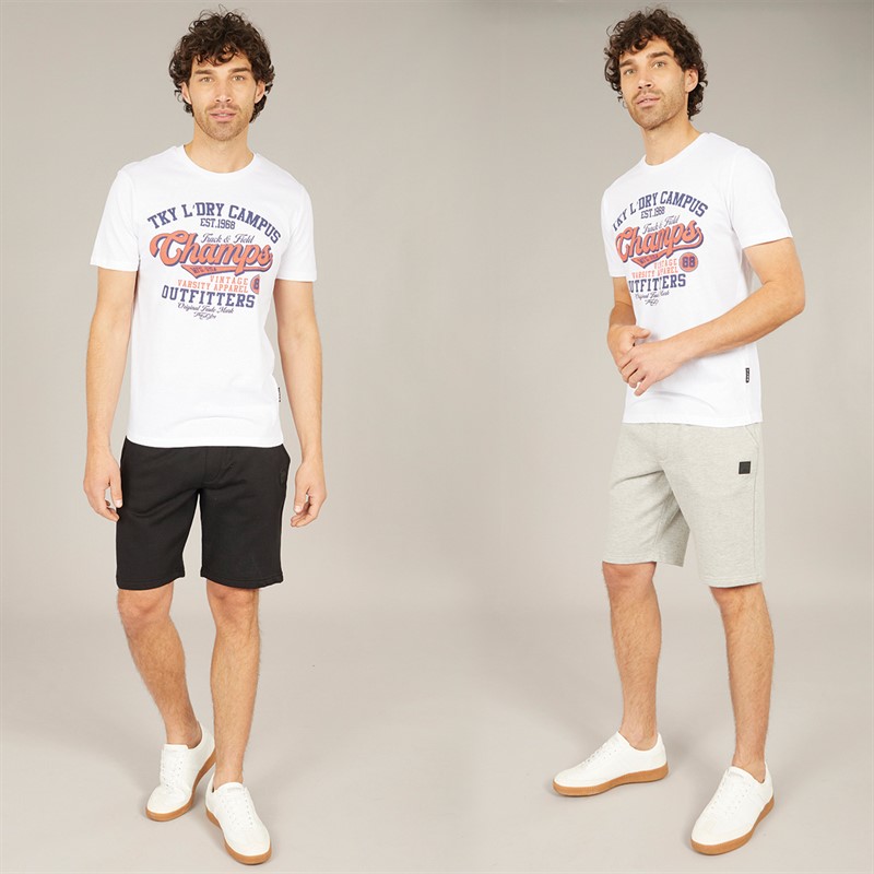 Mens Helm Two Pack Jersey Shorts Light Grey Marl/Jet Black 4 Mens Helm Two Pack Jersey Shorts Light Grey Marl/Jet Black