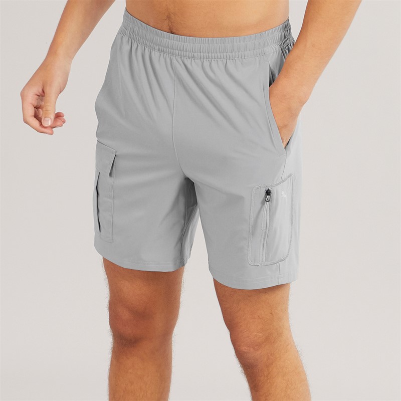 Mens Tech Training 7 Woven Cargo Shorts Stormy Slate 2 Mens Tech Training 7 Woven Cargo Shorts Stormy Slate