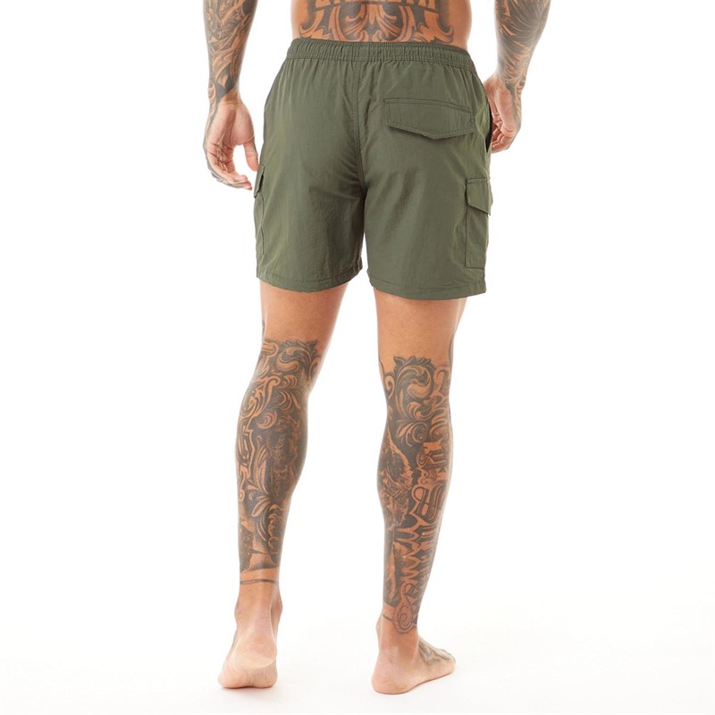 Mens Cooper Swim Shorts Khaki 2 Mens Cooper Swim Shorts Khaki