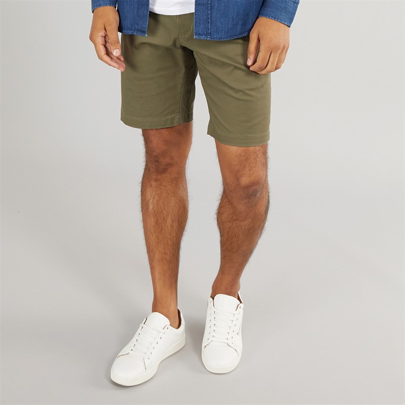 Mens Harlem Chino Shorts Battle Green