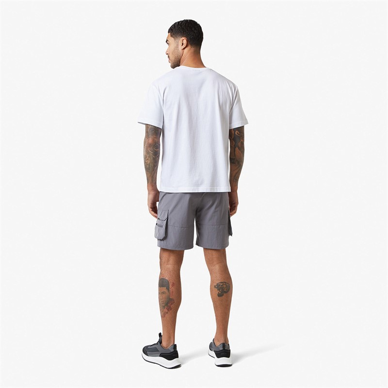 Mens Tech Stretch Poly Utility Shorts Charcoal 2 Mens Tech Stretch Poly Utility Shorts Charcoal