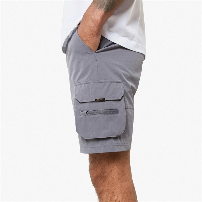 Mens Tech Stretch Poly Utility Shorts Charcoal 5 Mens Tech Stretch Poly Utility Shorts Charcoal