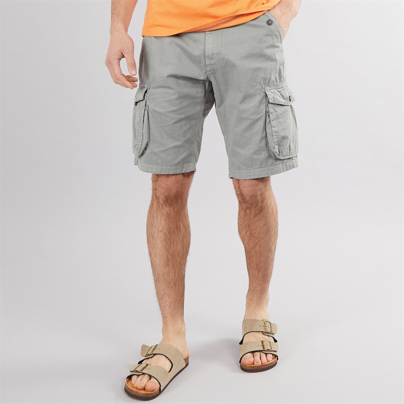 Mens Combat Shorts Light Grey
