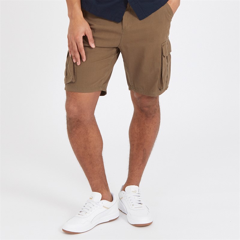 Mens Riverwood Cargo Shorts Khaki