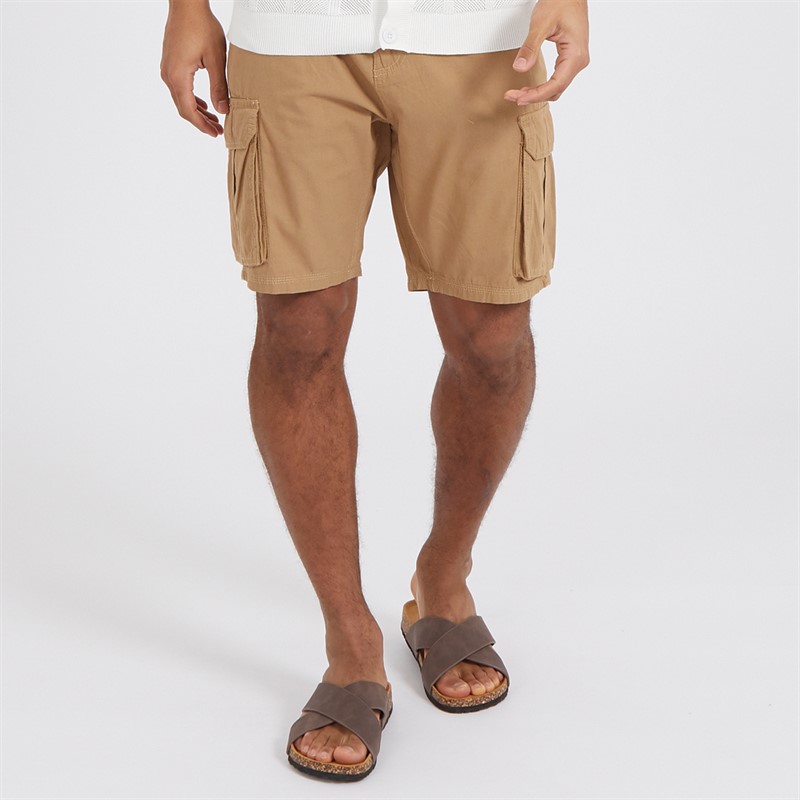 Mens Riverwood Cargo Shorts Stone