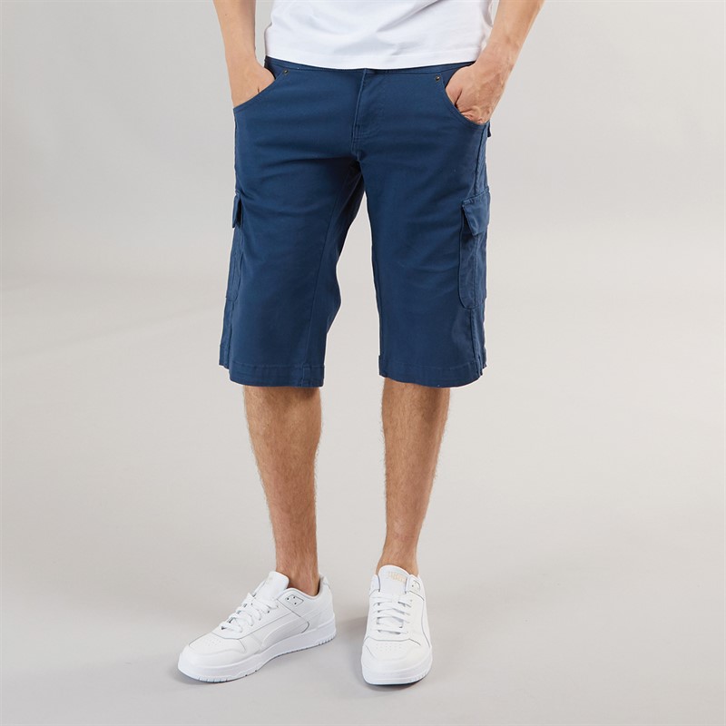 Mens Formby Cargo Shorts Steel Blue 1 Mens Formby Cargo Shorts Steel Blue