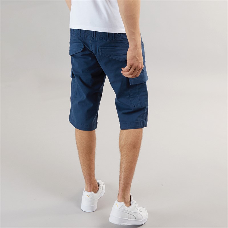 Mens Formby Cargo Shorts Steel Blue 2 Mens Formby Cargo Shorts Steel Blue