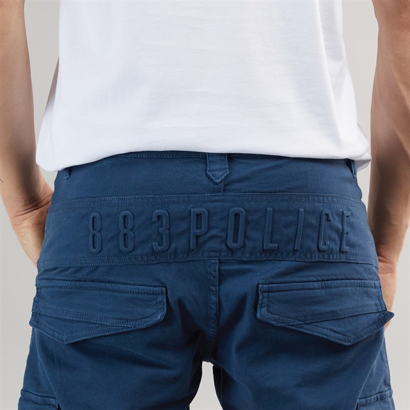 Mens Formby Cargo Shorts Steel Blue 3 Mens Formby Cargo Shorts Steel Blue