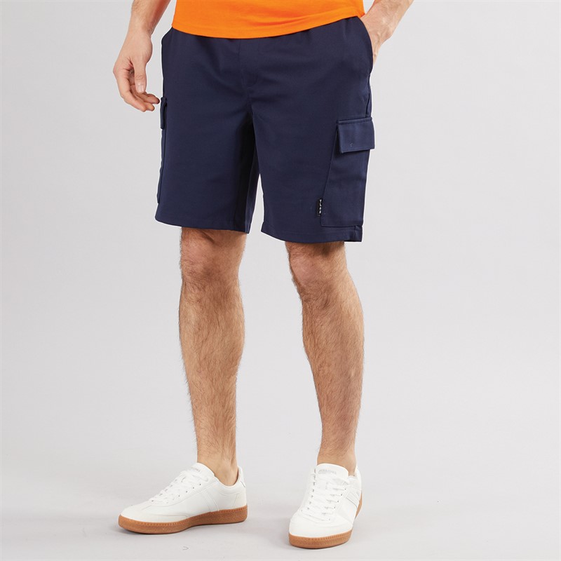 Mens Brent Cargo Shorts Blue 1 Mens Brent Cargo Shorts Blue