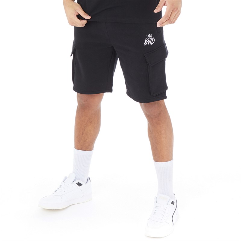 Mens Crosby 2.0 Cargo Shorts Black/White