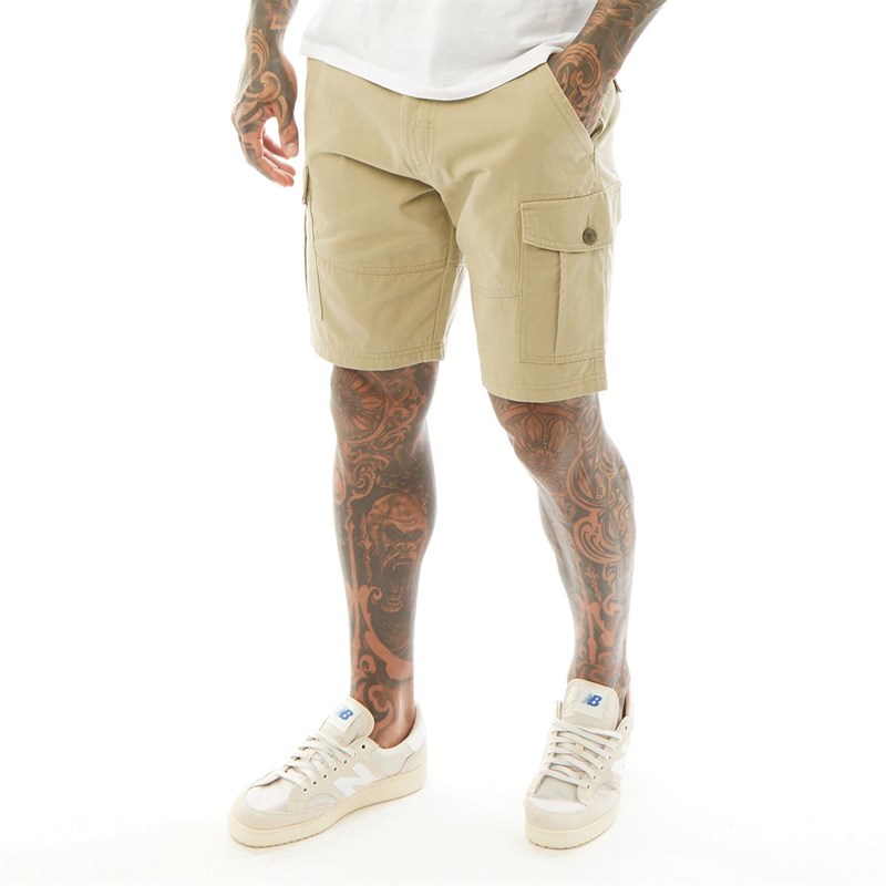 Mens Aldabra Cargo Shorts Stone 1 Mens Aldabra Cargo Shorts Stone