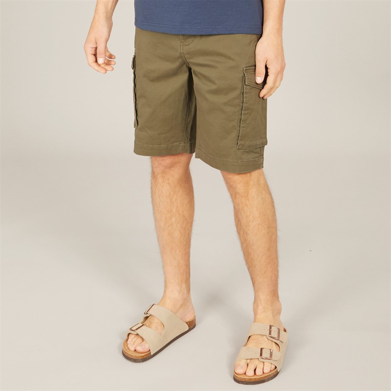 Mens Newlyn Cargo Shorts Khaki