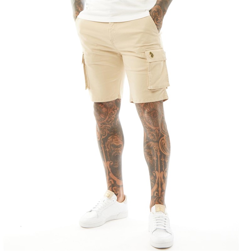 Mens Club Future Cargo Shorts Stone B