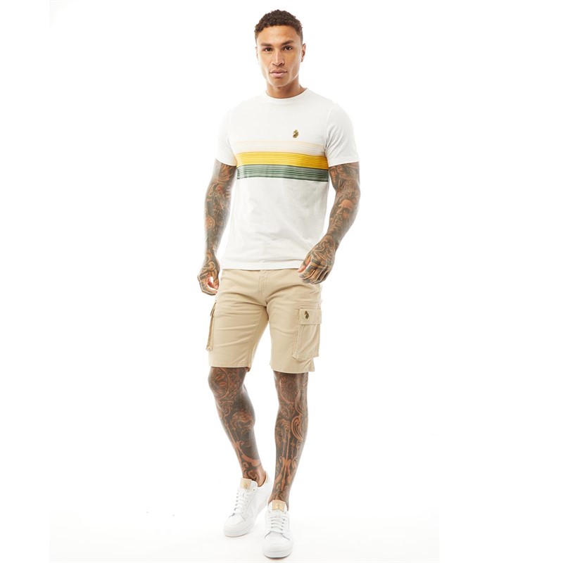 Mens Club Future Cargo Shorts Stone B 3 Mens Club Future Cargo Shorts Stone B