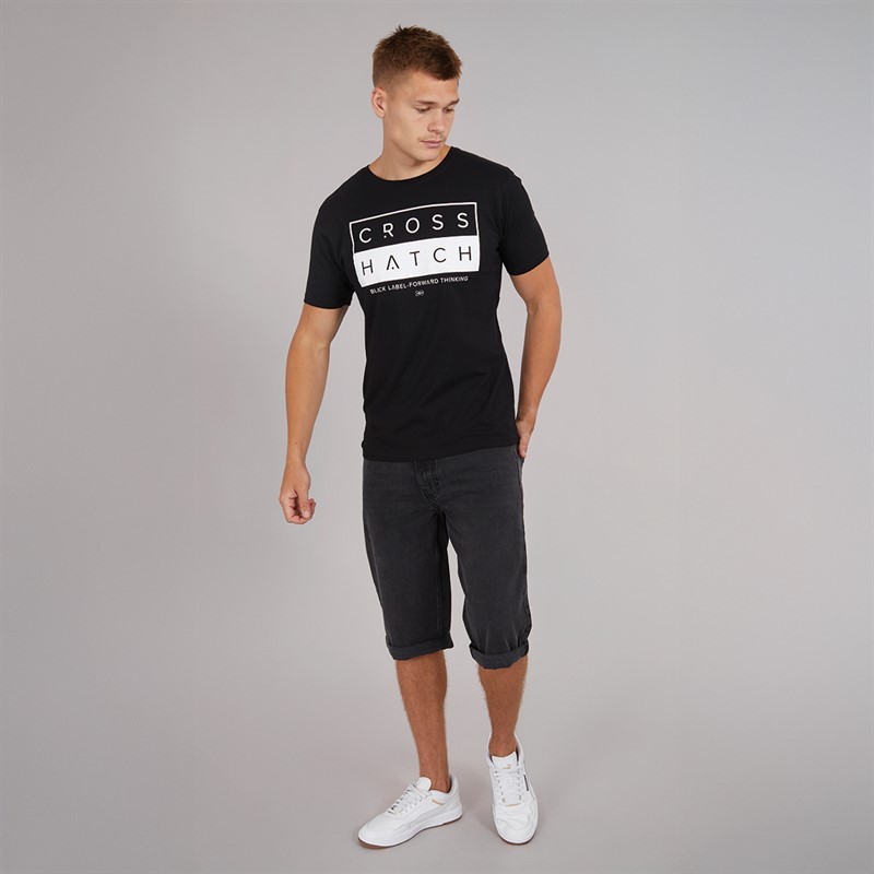 Mens Tillforth Baggy Denim Shorts Black Wash 4 Mens Tillforth Baggy Denim Shorts Black Wash