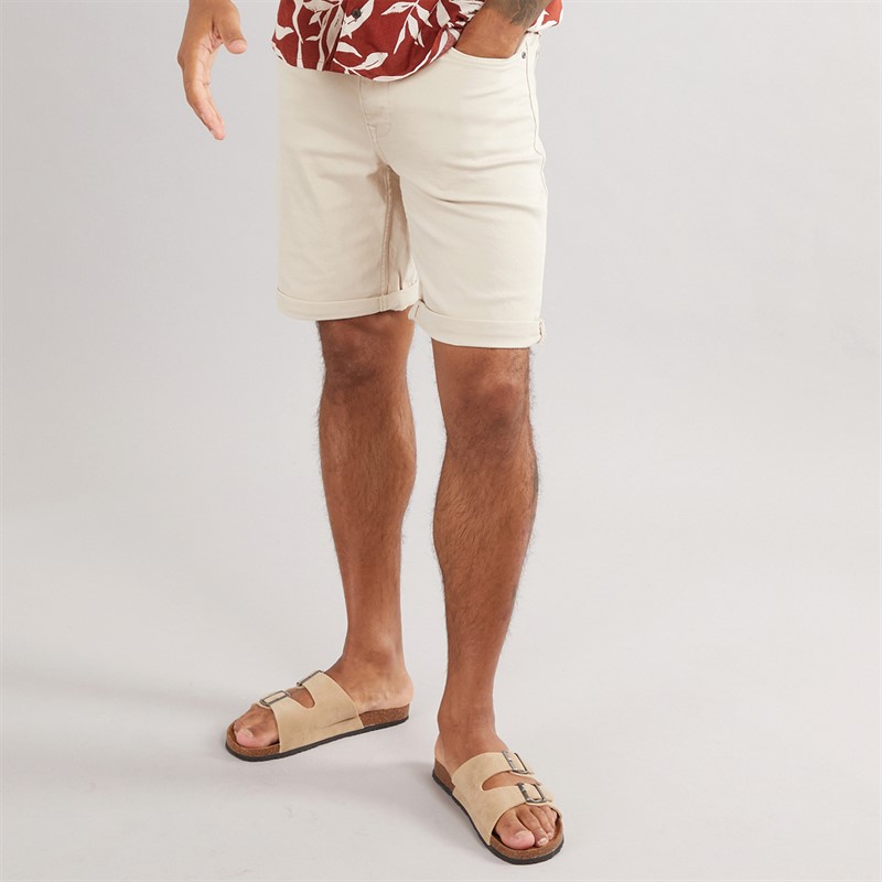 Mens Denim Shorts Pumice Stone