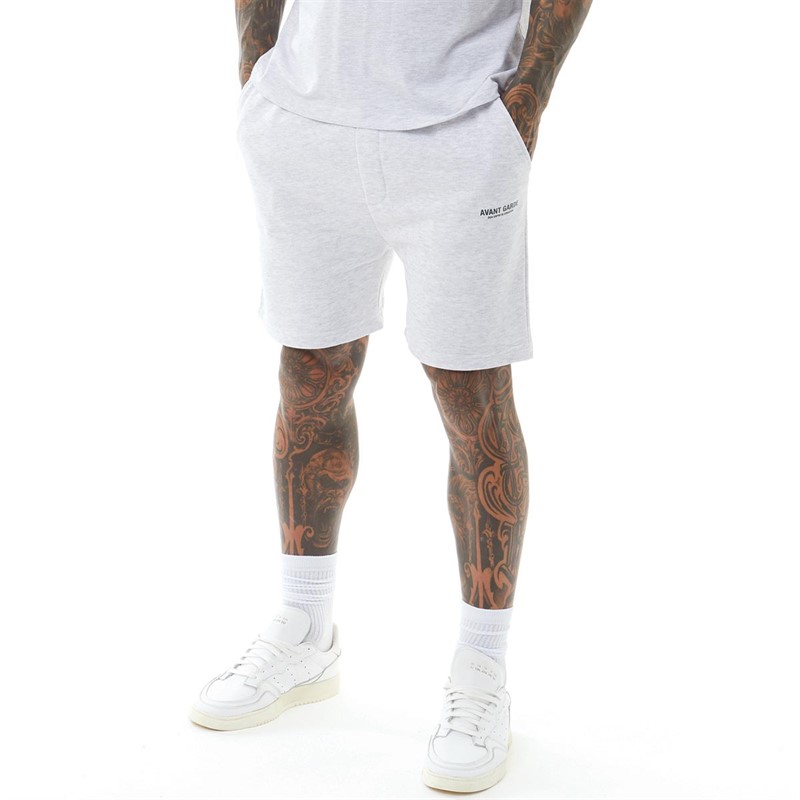 Mens Creatives Shorts Light Grey Marl