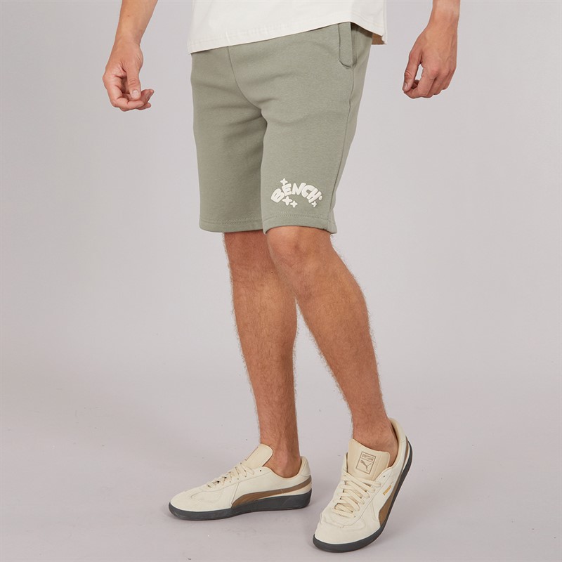 Mens Elamo Fleece Shorts Sage 1 Mens Elamo Fleece Shorts Sage