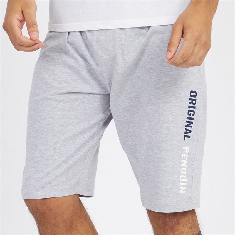 Mens Jersey Shorts Light Grey