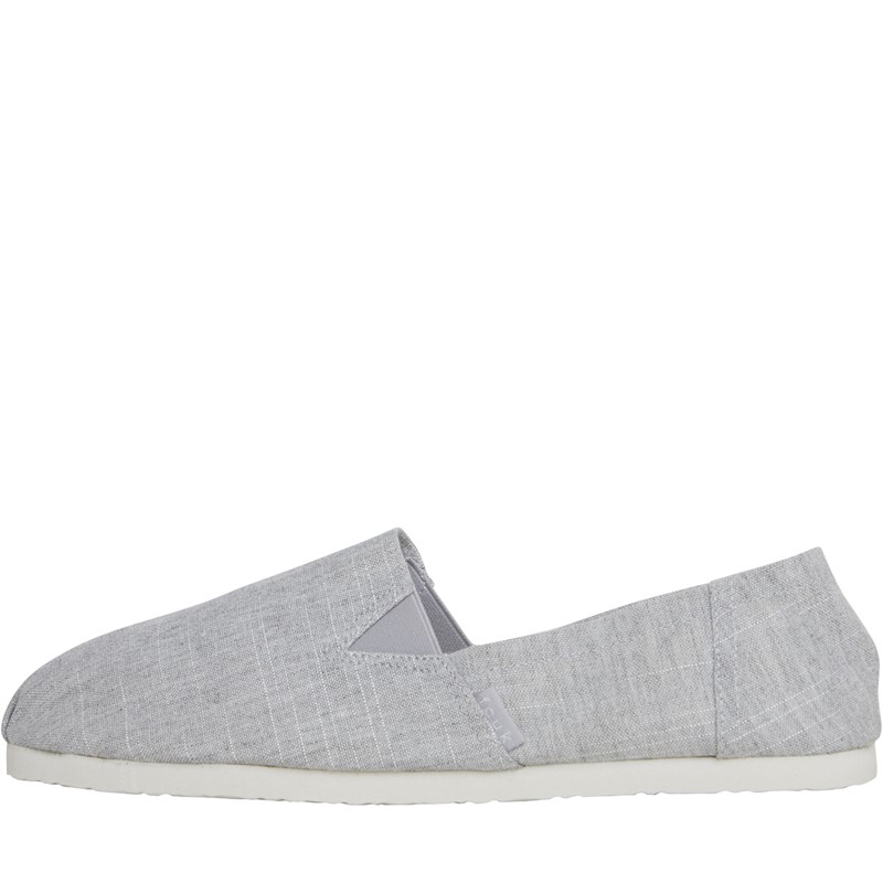 Mens FCUK Espadrilles Light Grey