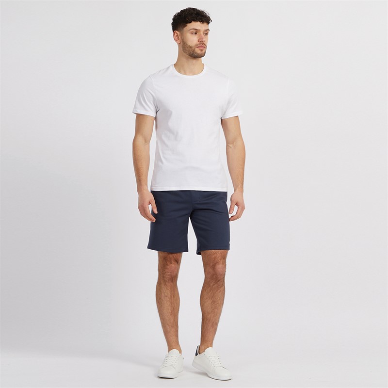 Mens Basic Fleece Shorts BYJ0 Navy Blazer 3 Mens Basic Fleece Shorts BYJ0 Navy Blazer